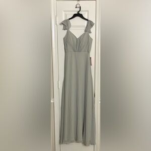 Birdy Grey Womens Dresses Light Grey Maxi Dress Size XS with Side Pockets